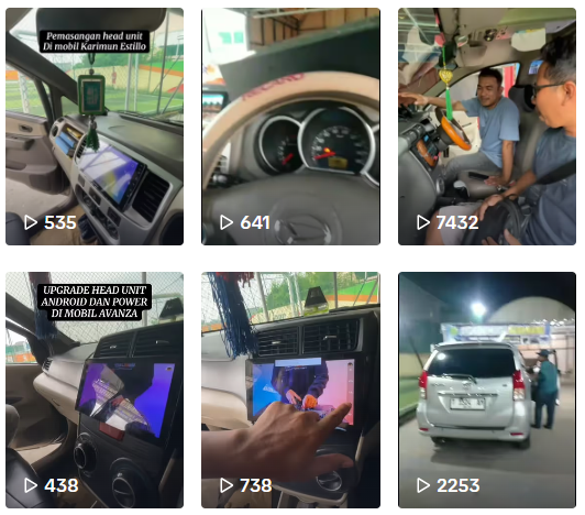 Pasang Head Unit Avanza Android Mobil Karawang